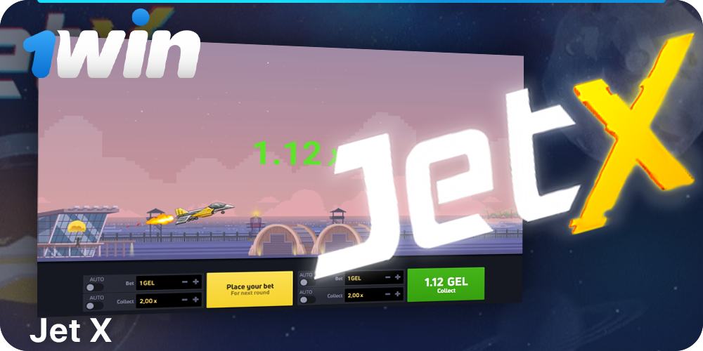 Jogue Jet-X no 1Win Cassino no Brasil