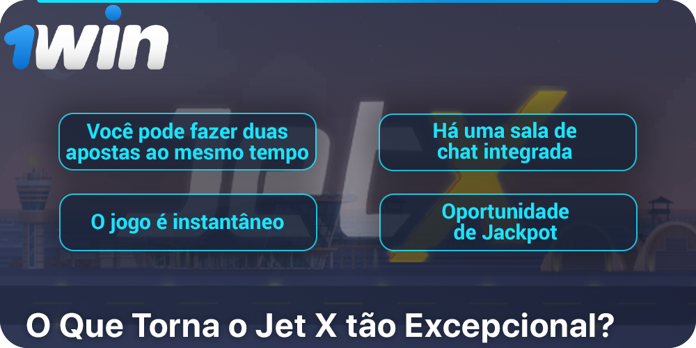 Recursos do jogo Jet-X em 1Win