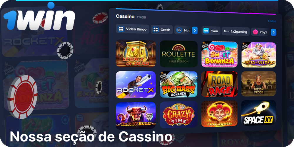 1Win seção de Cassino