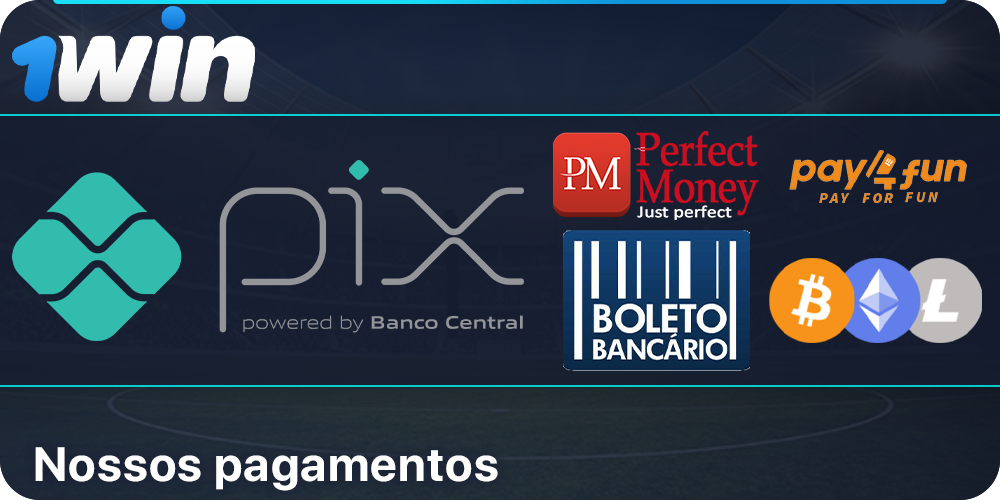 Pagamentos a 1Win para jogadores brasileiros