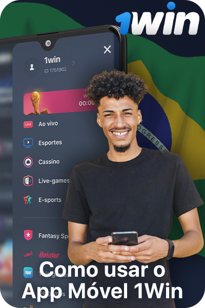 Instruções sobre como usar o aplicativo móvel 1Win