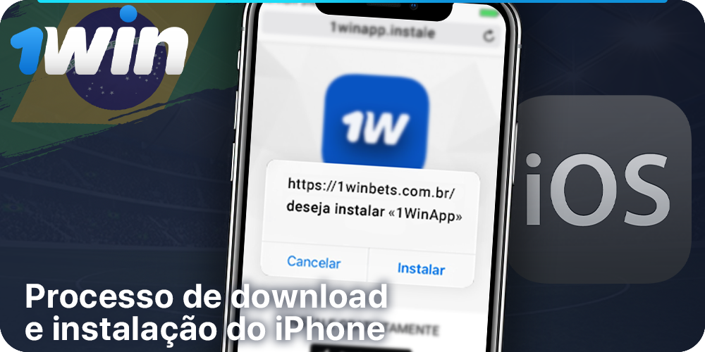 Como baixar e instalar o aplicativo móvel 1Win iOS no Brasil