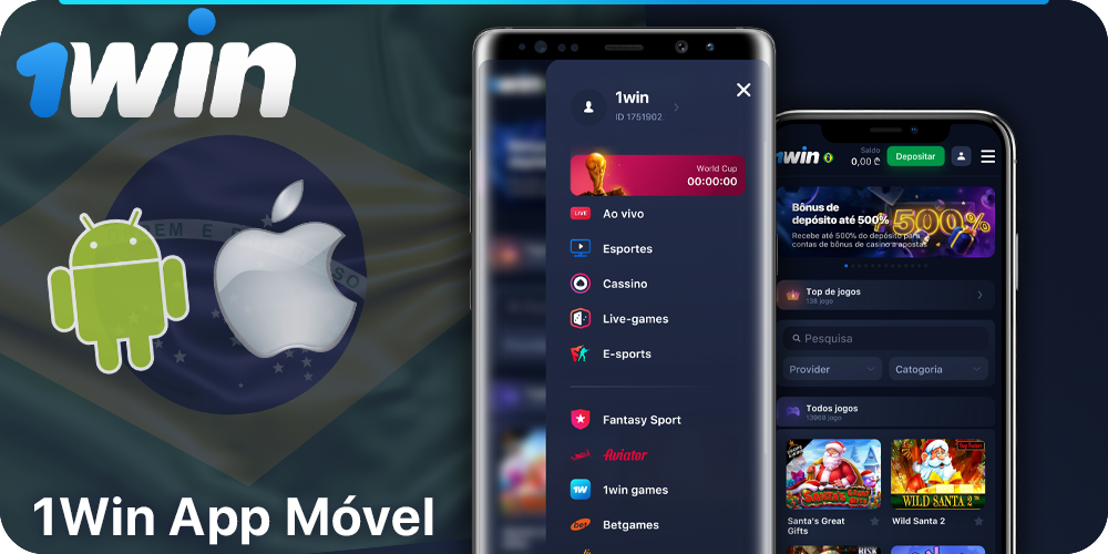 Aplicação móvel de 1Win para Android e iOS