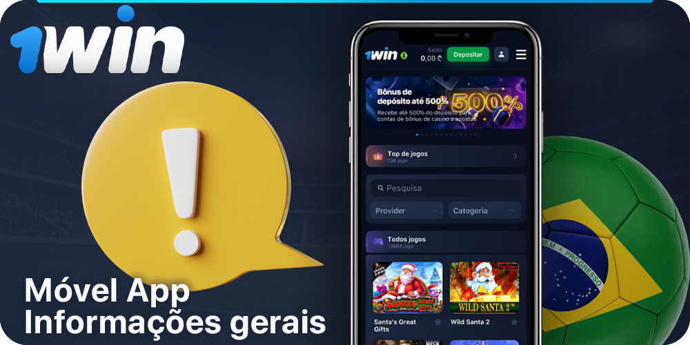 Informações básicas sobre o aplicativo móvel 1Win