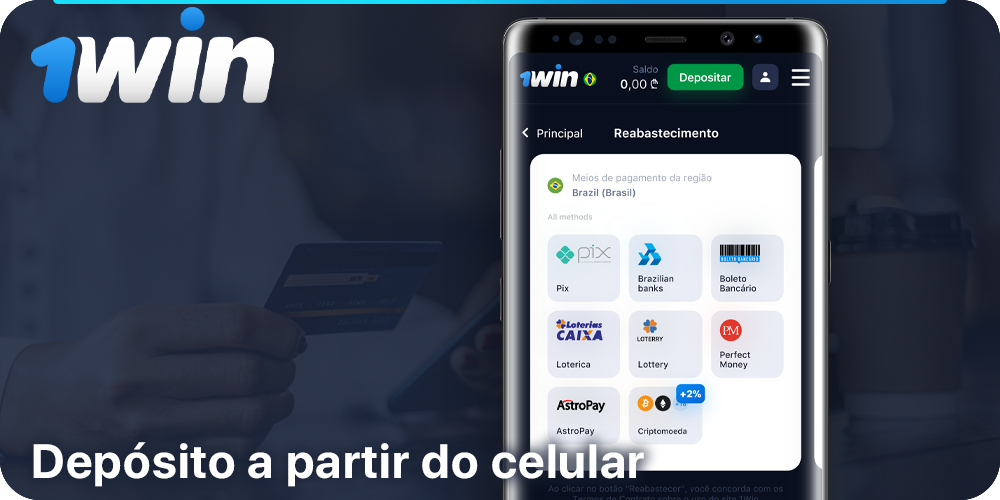 Cobrindo sua conta de 1Win de um telefone celular