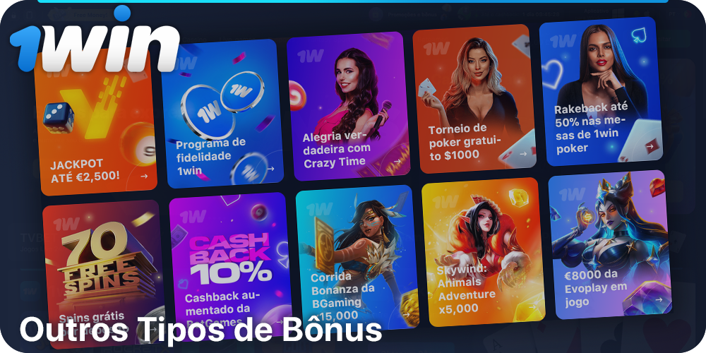 Outros bônus e promoções para brasileiros na 1Win