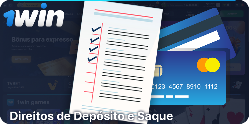 Regras de depósito e saque 1Win