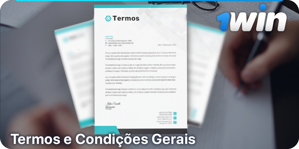 1Win Brasil Termos e condições